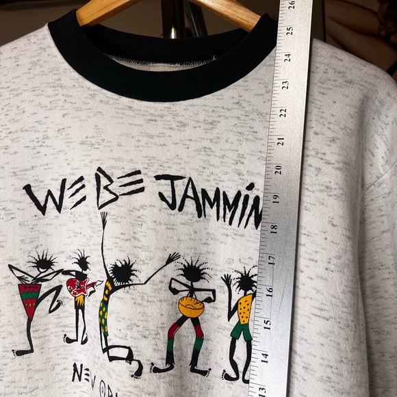 Vintage 1990s We Be Jammin! Graphic T Shirt/Streetwear/ Graphic music Crewneck - Picture 5 of 6